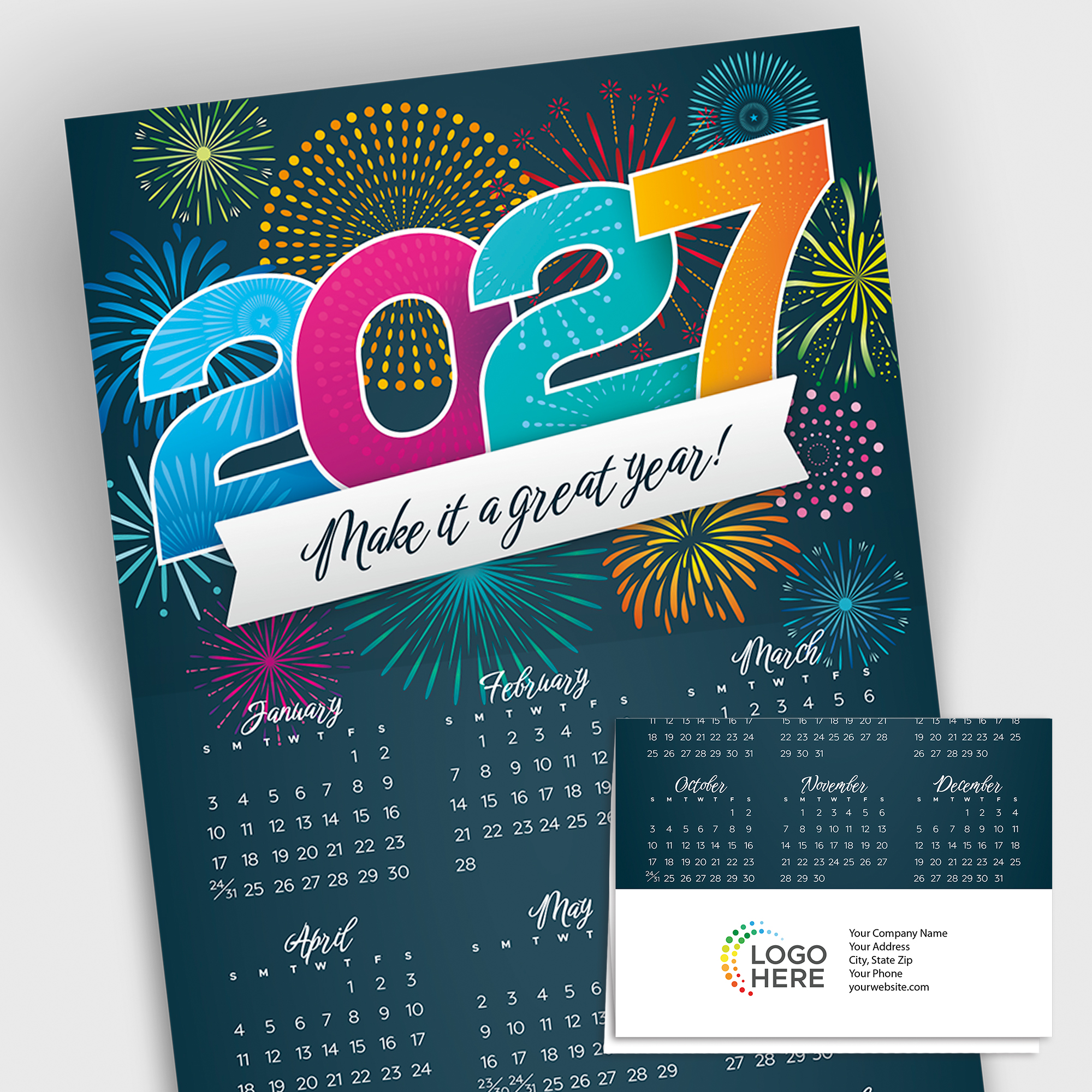 Dazzling Display Calendar Card C3484U-AA